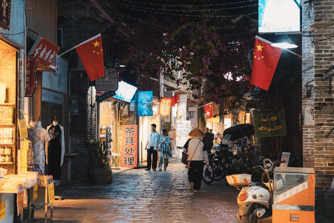 A piedi nel centro storico di Guilin, guilin