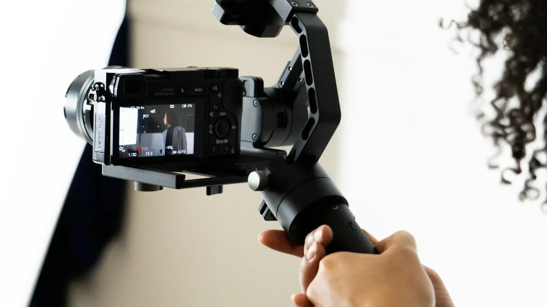 Close view of gimbal motors