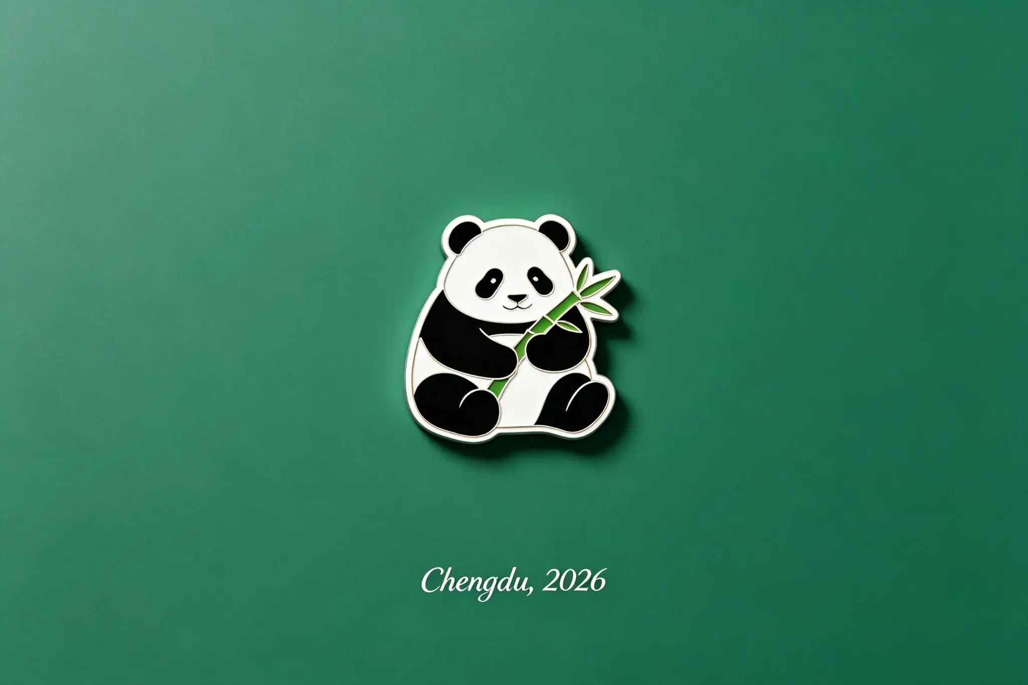 Fridge magnet travel poster of Chengdu, 2026