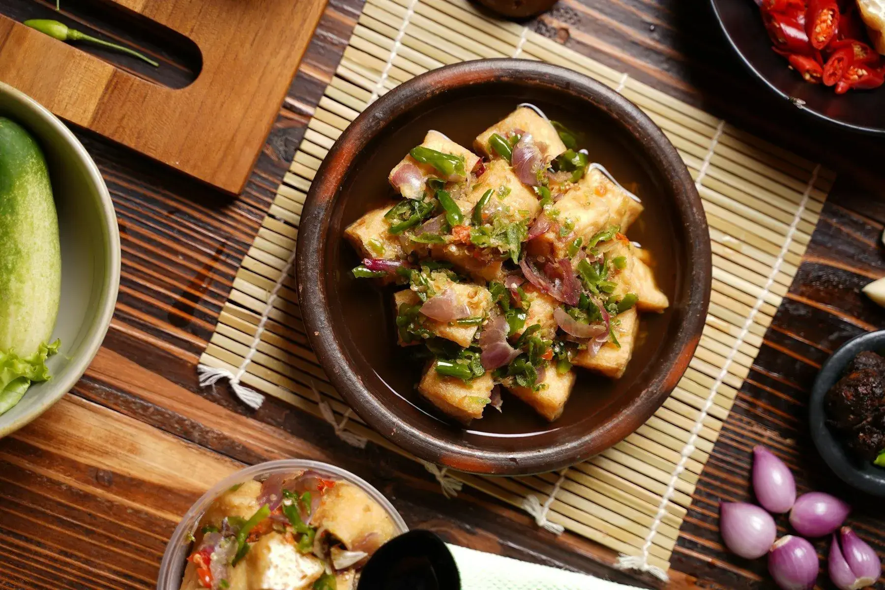A finished Sichuan dish