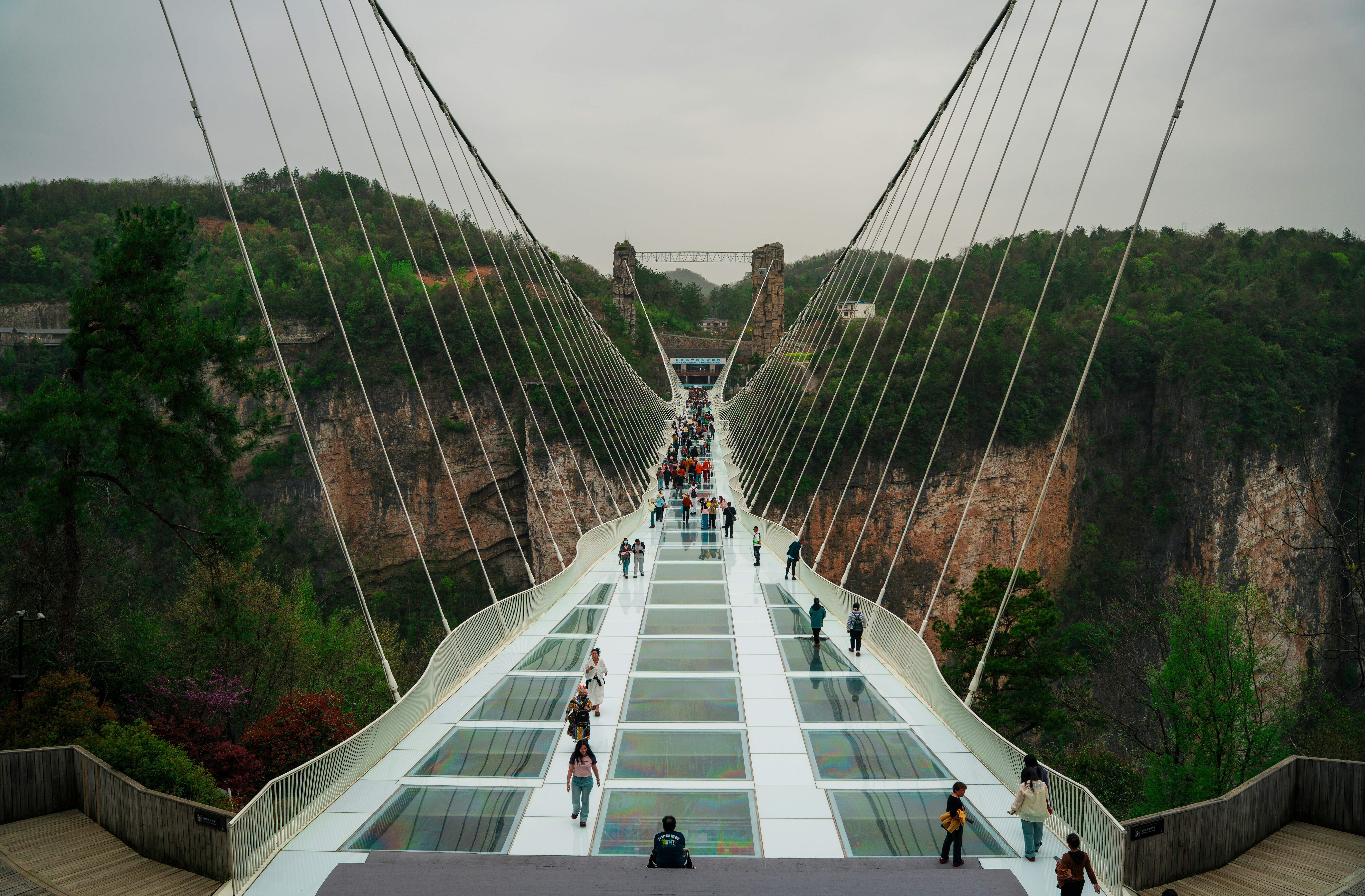 Puente de cristal del Gran Cañón de Zhangjiajie, Zhangjiajie