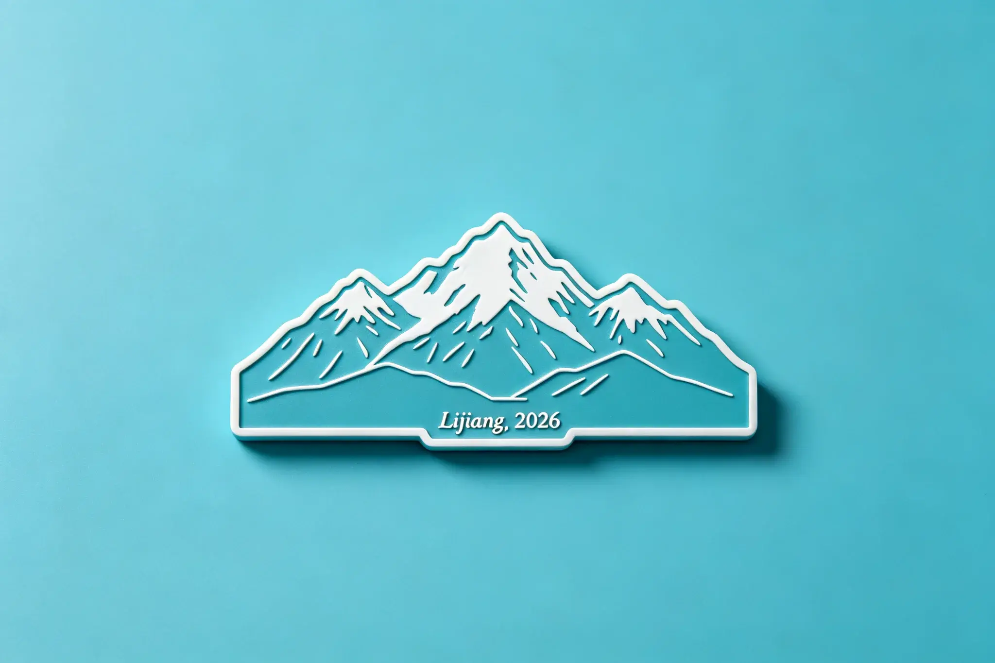 Fridge magnet travel poster of Lijiang, 2026