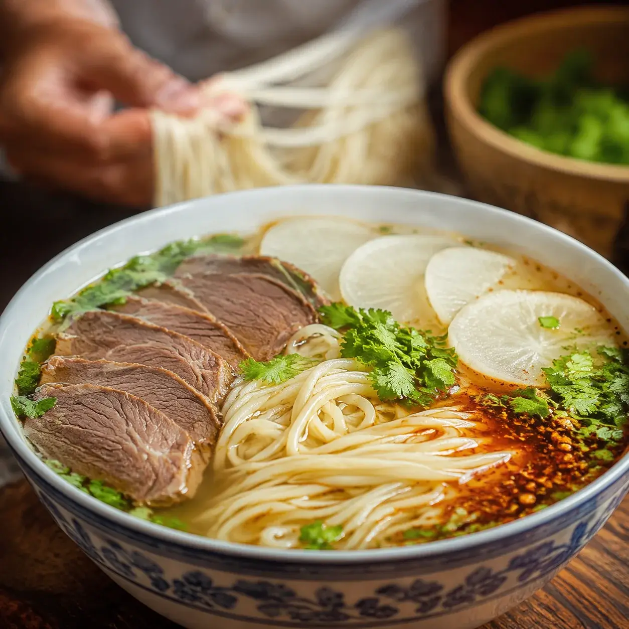 Lanzhou hand-pulled beef noodles
