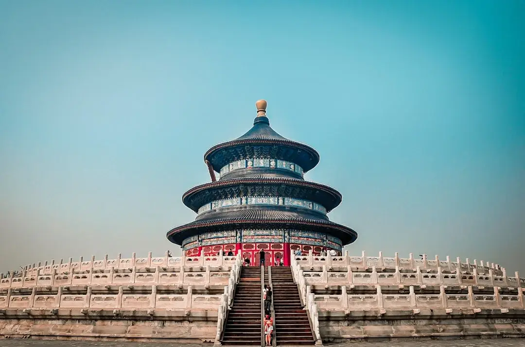 The circular blue-roofed Hall of Prayer for Good Harvests at the Temple of Heaven